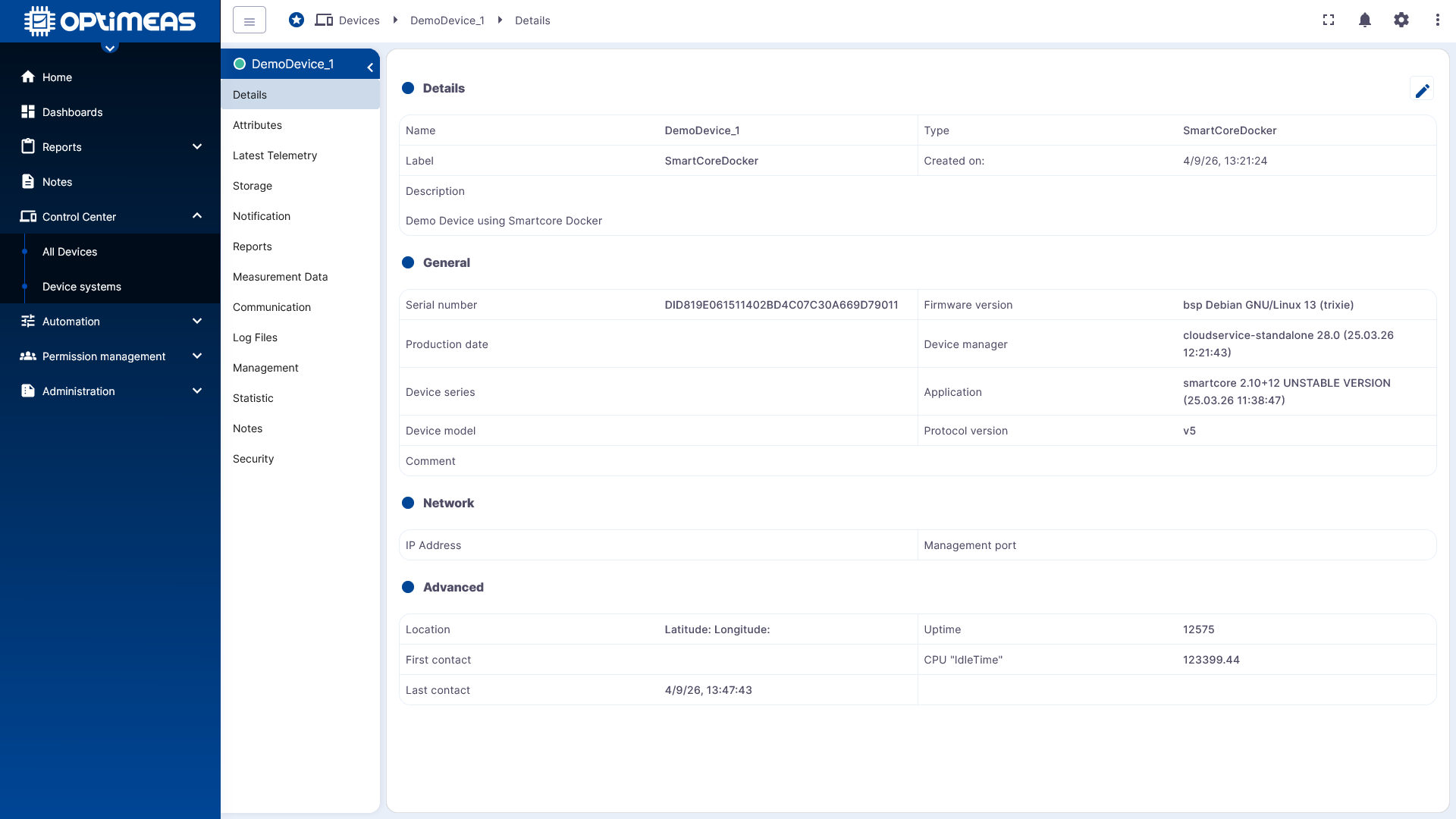 Device Details